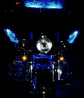 Harley lit up by Illumatek