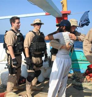Navy rescues Iranians from pirates - US Navy photo