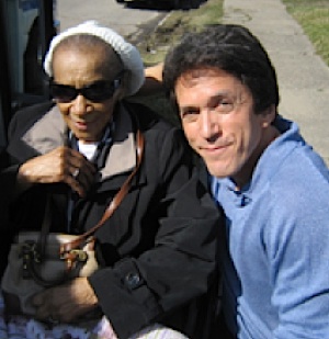 Mitch Albom with Mrs Hollis - S.A.Y. Detroit photo