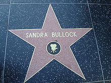 Sandra Bullocks star on Hollywood Walk of Fame