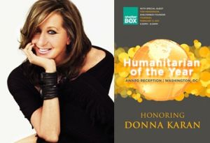 Donna Karan honored in DC for Haiti service
