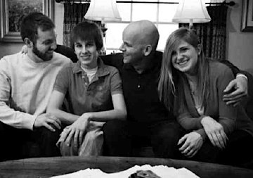 Columnist Bobblehead Dad and his family