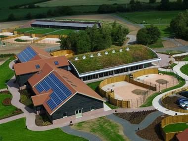 Green building, Dogs Trust in Shrewsbury, Britain