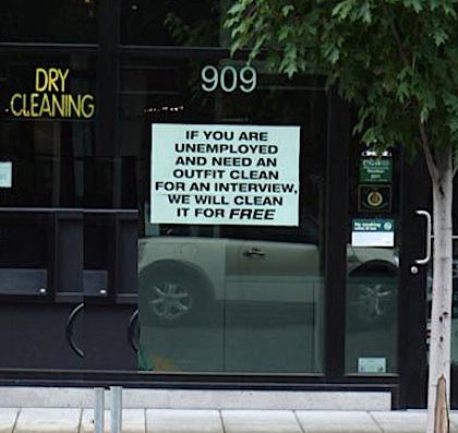 Dry Cleaners in Minn. helps unemployed