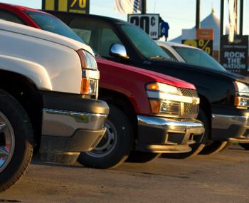 New car lot - photo by gracey, via Morguefile