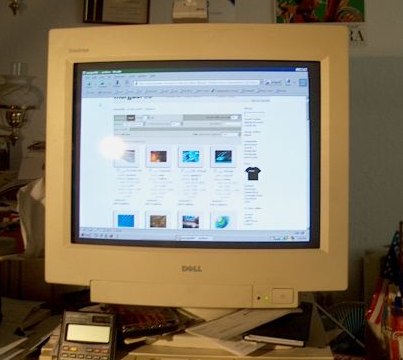 computer screen - by Mr Write via Morguefile