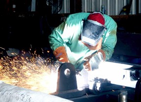 welder at Taylor Machine Works