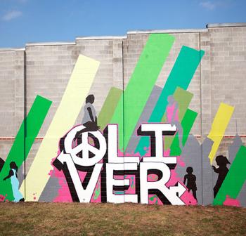 Baltimore mural in Oliver