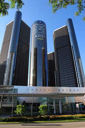 GM headquarters in Detroit by James Marvin Phelps