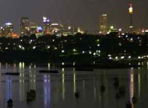 Sydney at night