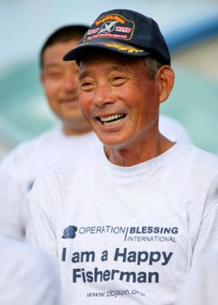 Japanese fisherman (Operation Blessing photo)
