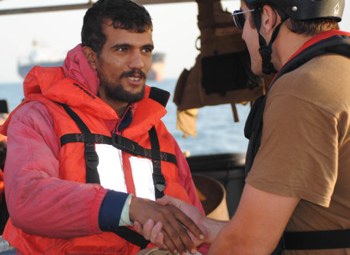 US Forces rescue Iranians at sea - Coast Guard photo