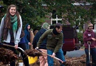 gardening at UMass by Shaina Mishkin