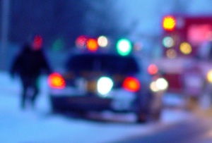 Photo of police scene by Click on morguefile.com