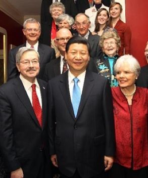 Xi Jinping in Iowa - copyright Xinhua News