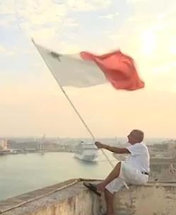 flag waving Times Of Malta Video snapshot