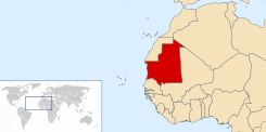 mauritania map