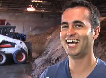 Compost entrepreneur, Dan Blake at EcoScraps