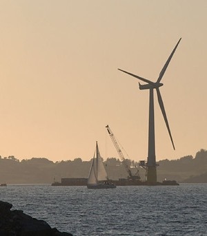floating wind turbine by Hywind via Flickr CC