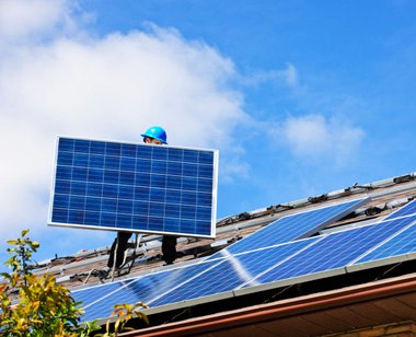 solar panel install