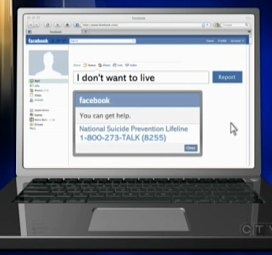 Suicide prevention on Facebook CTV video clip