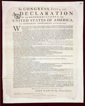 Rare Original Declaration Of Independence Copy Found In British Archives