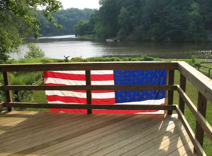 flag on deck
