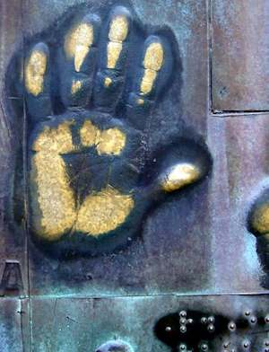Braille hand by DuBoix via Morguefile
