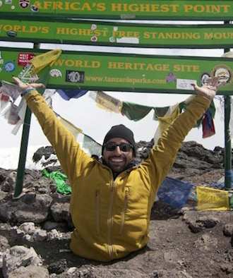 legless Climber on Kilamanjaro - Free the Children photo