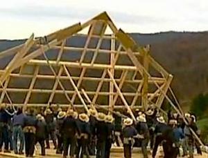 amish-raise-barn