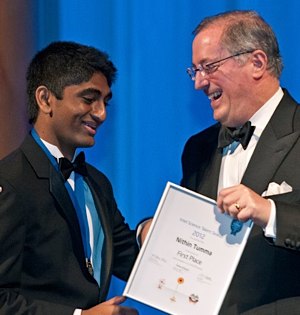 Science Talent Search winner Nithin Tumma-Intel Photo
