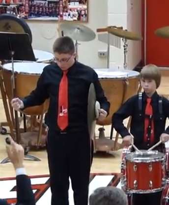 band accident w cymbal-YouTube