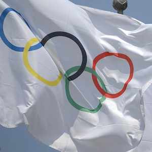 Olympic flag, photo by Anja johnson-CC