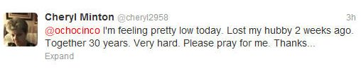 tweet by Ochocinco