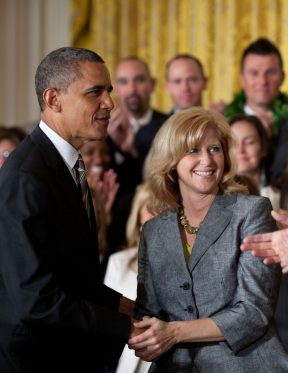 Obama with Teacher of Year 2012 -WH photo
