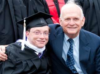 graduate paraplegic with retiree -Pamela Haynes