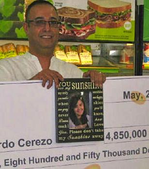lottery Winner Mr. Cerezo
