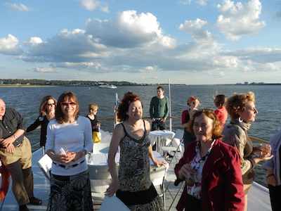 Good News Network party on the Potomac 