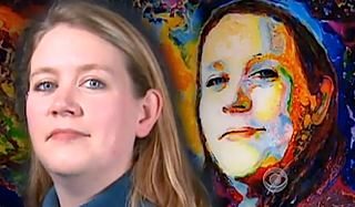 CBS video shows portrait and subject of blind painter