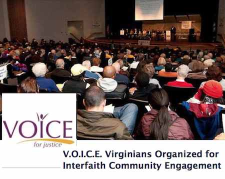 VOICE activists logo meeting