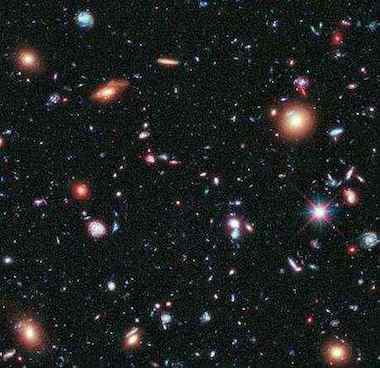 Hubble Galaxies-Deep Space