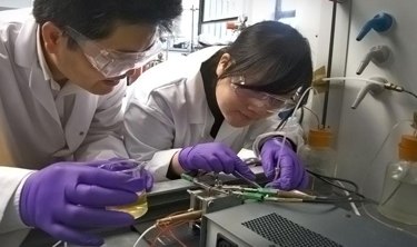 urine-powered fuel cell work, Heriot-Watt-Univ. photo
