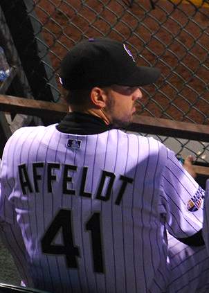 Giants pitcher Affeldt - by Eric Kilby, 2007