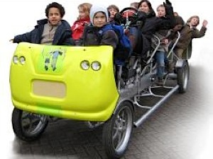 Bicycle schoolbus made by Tolkamp Metaalspecials