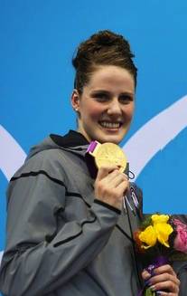Missy Franklin Gold Medal Ceremony London