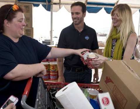 NASCARs Jimmie Johnson-FBcharityphoto