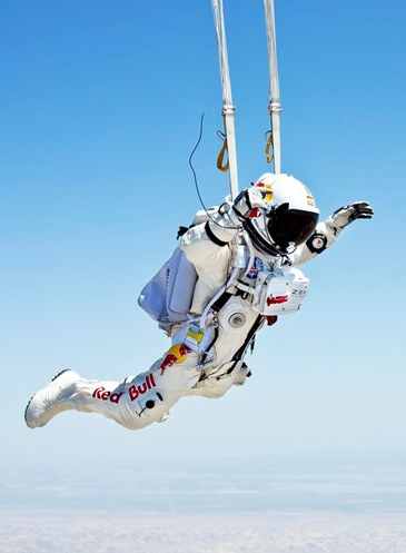 Skydiving daredevil Felix Baumgartner
