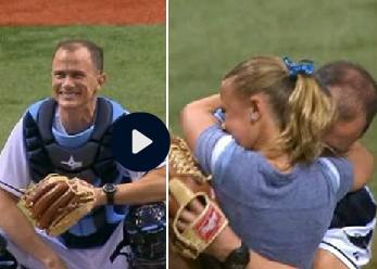 baseball catcher disguised soldier