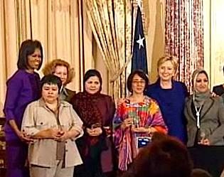 Women of Courage Honored as Human Rights Champions by Mrs. Obama, Sec. Clinton