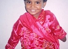 India toddler saved from begging by Sunshine Prokect